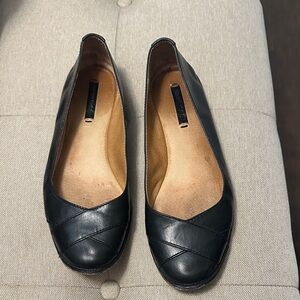 Frye Black Leather Women's Loafers